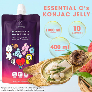 [full hộp/ 10 gói] Thạch Everydaze Essential C's Konjac Jelly hỗ trợ giữ dáng