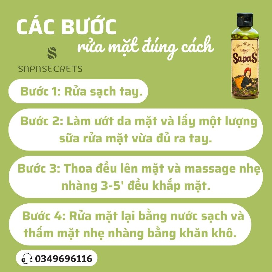 Sữa Rửa Mặt Tía Tô Sapa Secrets