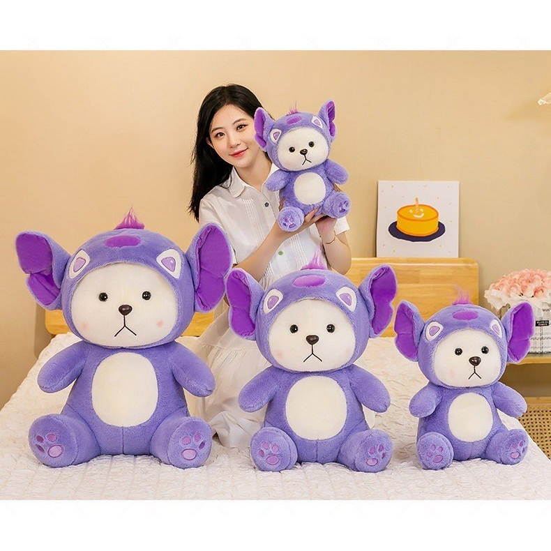 Gấu bông, thú bông Lena Stitch ver 2 Ráp nhiều màu dễ thương dùng làm trang trí,thú nhồi bông, quà tặng bạn gái