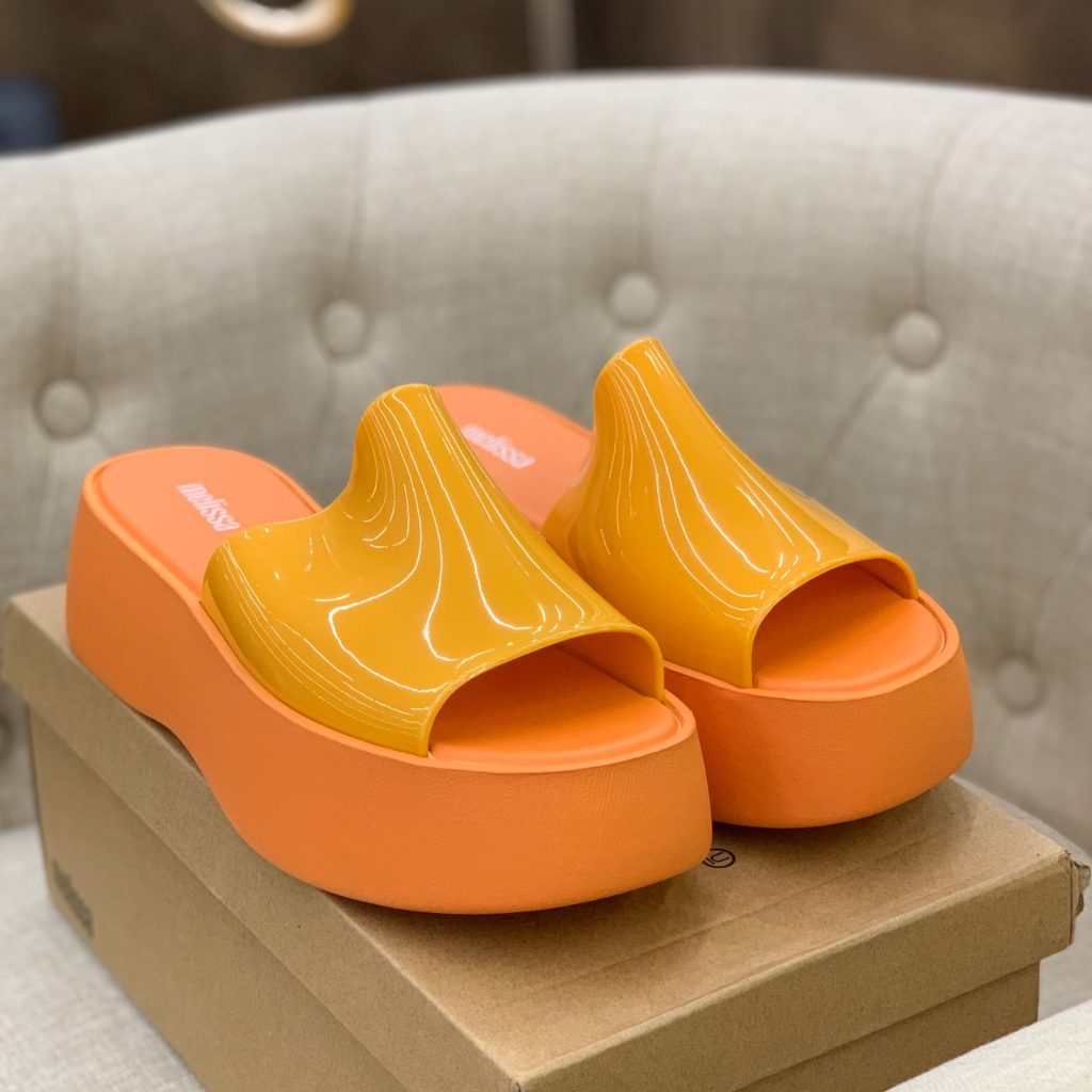 Dép Nữ Melissa Đế Cao 5cm - Nhựa Thơm Thanh Thoát Êm Nhẹ 7783-1 - SAUVUIVE