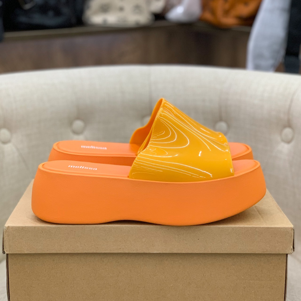 Dép Nữ Melissa Đế Cao 5cm - Nhựa Thơm Thanh Thoát Êm Nhẹ 7783-1 - SAUVUIVE