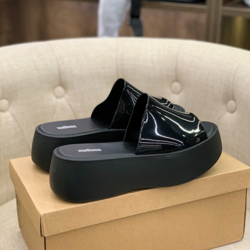 Dép Nữ Melissa Đế Cao 5cm - Nhựa Thơm Thanh Thoát Êm Nhẹ 7783-1 - SAUVUIVE