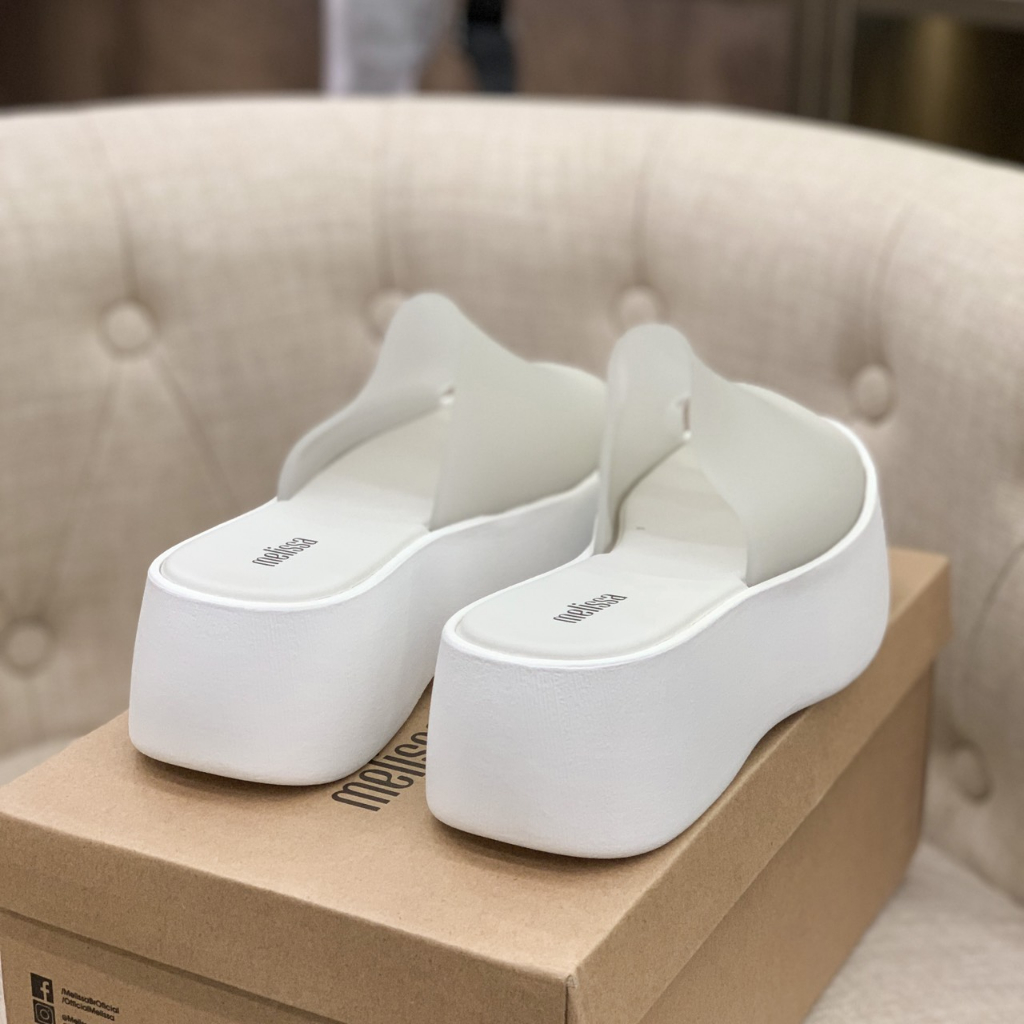 Dép Nữ Melissa Đế Cao 5cm - Nhựa Thơm Thanh Thoát Êm Nhẹ 7783-1 - SAUVUIVE