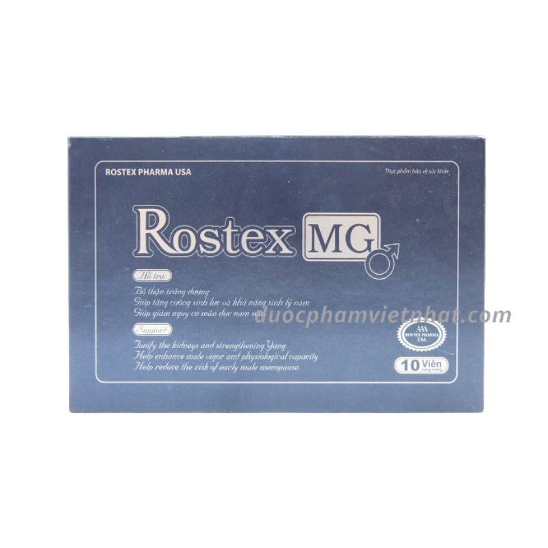 Viên uống tăng cường sinh lý nam Rostex - hộp 20 viên Nhập khẩu
