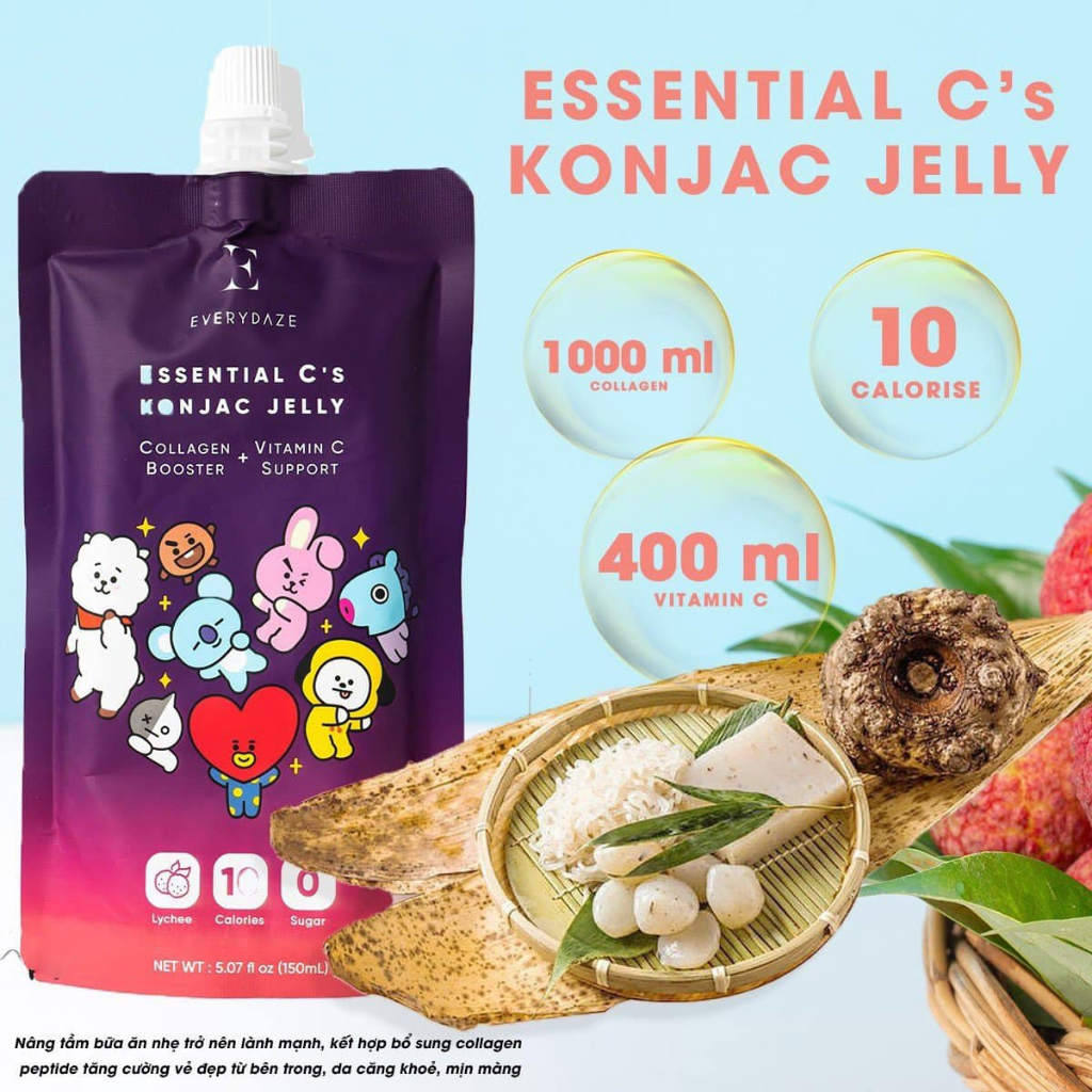 Thạch Konjac Jelly hỗ trợ giữ dáng