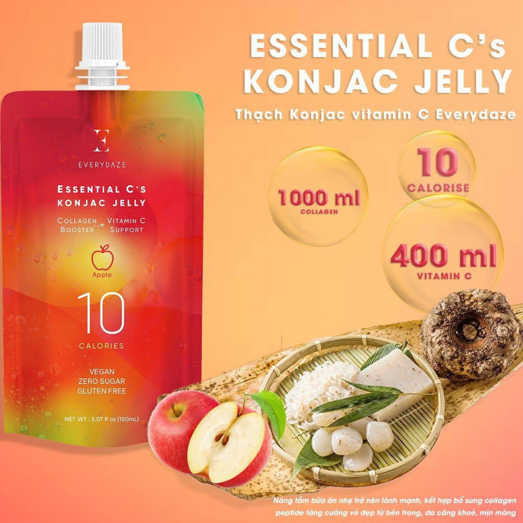 Thạch Konjac Jelly hỗ trợ giữ dáng