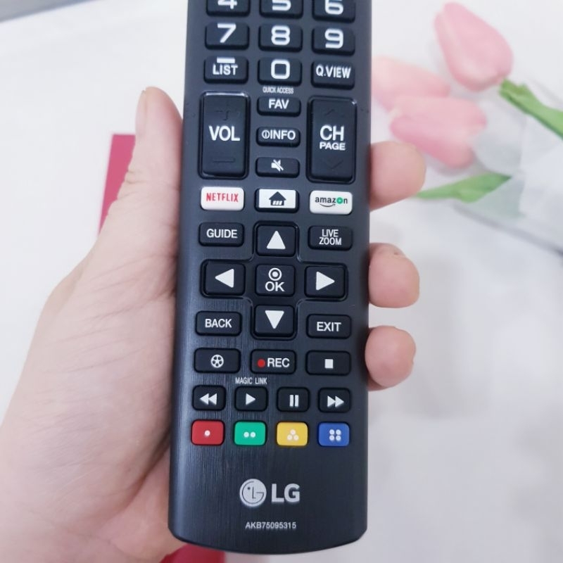 REMOTE ĐIỀU KHIỂN TIVI LG SMART NGẮN 2018 NETFLIX-AMAZON, HÀNG HÃNG ZIN BÓC MÁY
