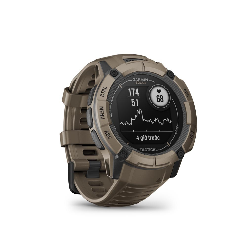 Đồng Hồ Thông Minh Garmin Instinct 2X Solar - Tactical Edition  - Hàng Chính Hãng