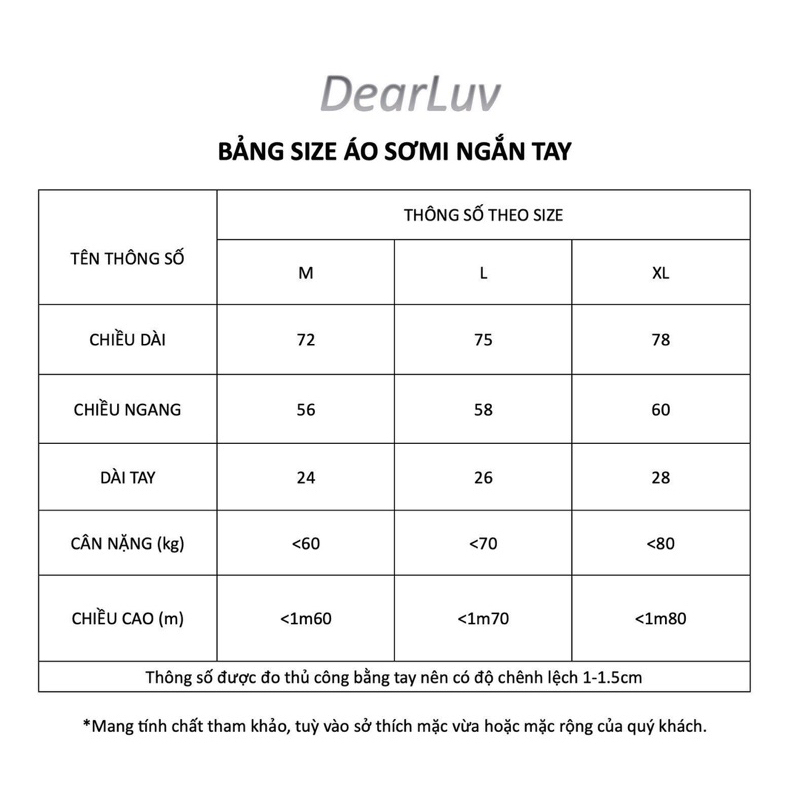 Áo sơmi nam màu vàng DEARLUV