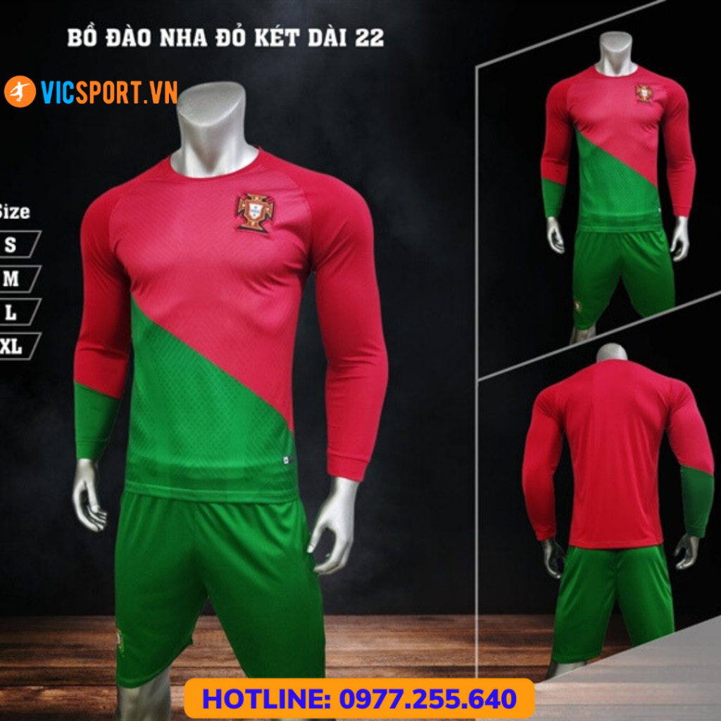 Áo Bóng Đá Tay Dài Đội Tuyển Quốc Gia, Quần Áo Đá Banh Thủ Môn Thun Lạnh Thoáng Mát -  Vicsport