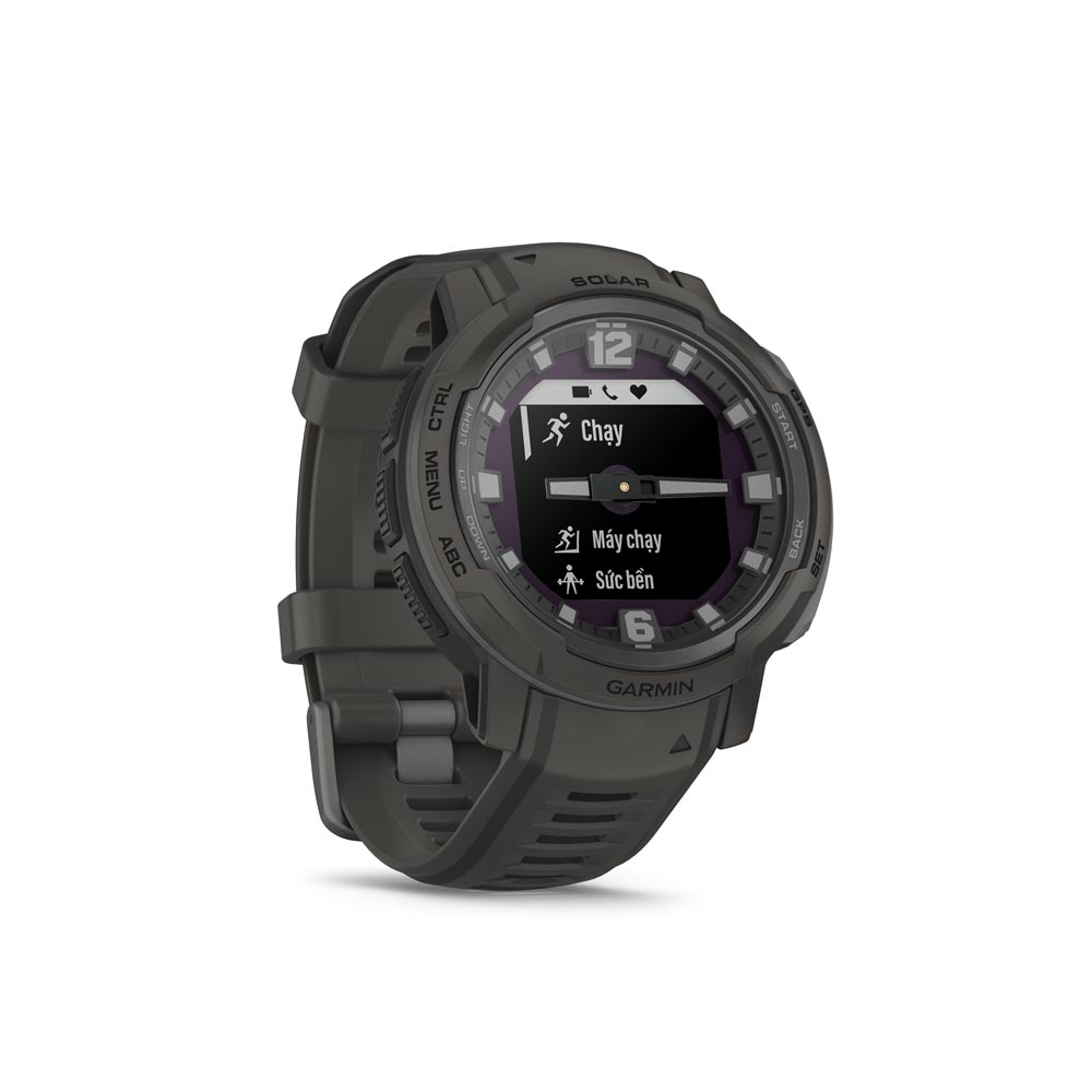 Đồng Hồ Thông Minh Garmin Instinct Crossover Solar  - Hàng Chính Hãng