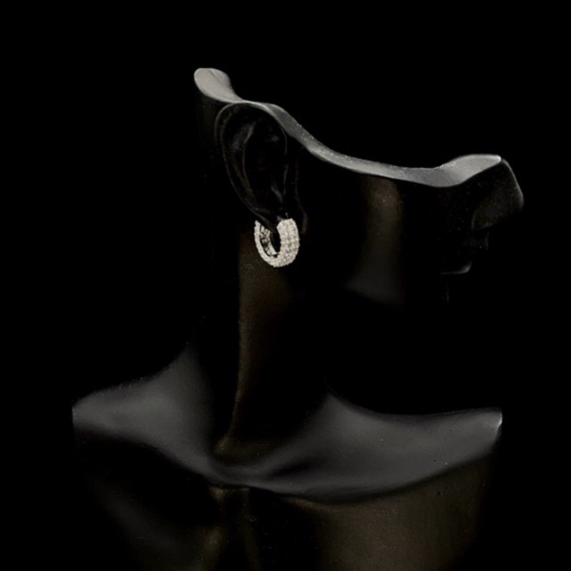 Bông Tai Bạc 925 Tròn Nhỏ Icecon