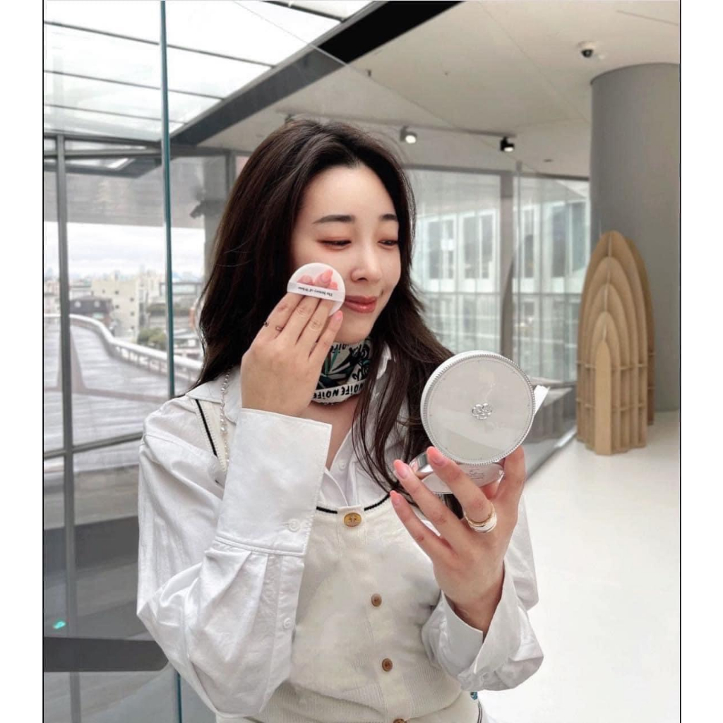 Lõi phấn nước cushion Whoo kèm bông phấn fullsize 13g tách set tone 21 cho da sáng