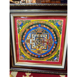 [Pháp Bảo Minh Châu] Tranh Mandala Nepal có khung (Chọn ngẫu nhiên)