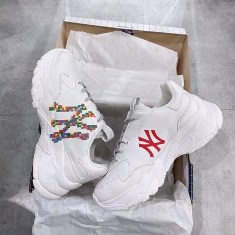 Giày SNEAKER MLB BIG BALL CHUNKY - NEW YORK 3D BLOCK *MULTICOLOR* - CODE: 32SHCD111-50I