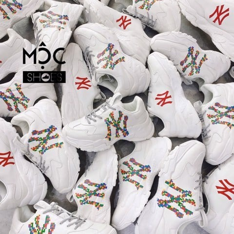 Giày SNEAKER MLB BIG BALL CHUNKY - NEW YORK 3D BLOCK *MULTICOLOR* - CODE: 32SHCD111-50I