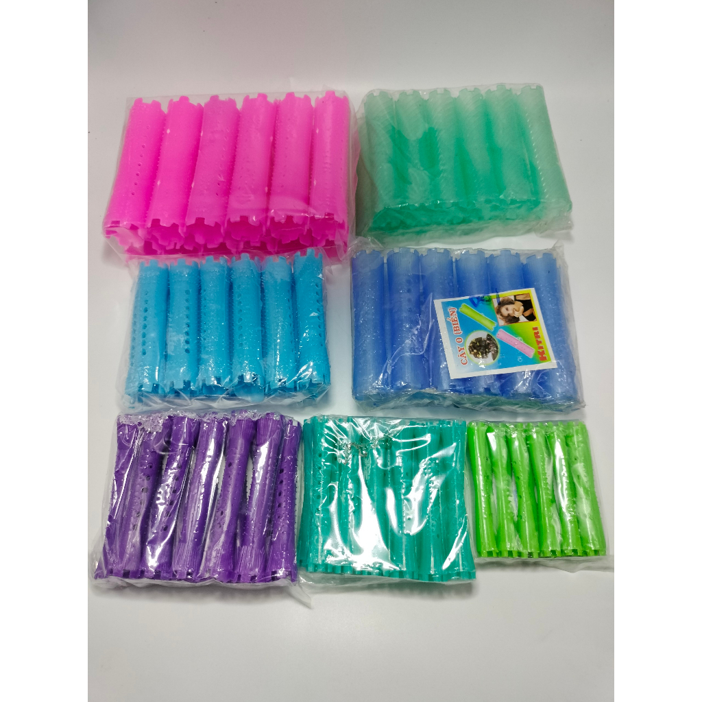 Trục uốn lạnh đủ cỡ dụng cụ uốn dành cho mọi loại tóc, lô xương tay xoăn lạnh