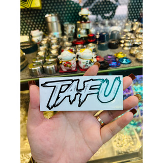 Tem Chữ TaFu size 10cm [ lột sill được ]