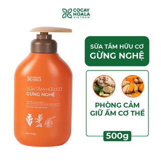 Sữa Tắm Gừng Nghệ Cỏ Cây Hoa Lá Chính Hãng 500g, Sữa Tắm Thảo dược Cho Bé, Mẹ Bầu,..