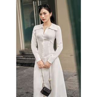 Váy lụa nữ thiết kế GILAN Camelia dress