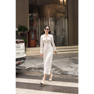 Váy lụa nữ thiết kế GILAN Camelia dress