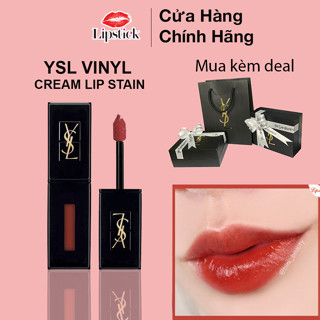 Son kem YSL 416 Màu Đỏ Gạch – Vinyl Cream Lip Stain, Lipstick Offical Store