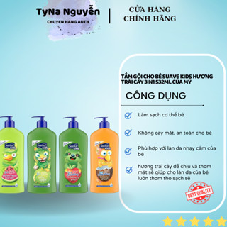 Tắm Gội Cho Bé Suave Kids Hương Trái Cây 3in1 532ml của Mỹ