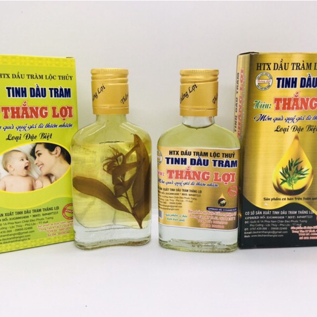 Tinh Dầu Tràm Nguyên Chất Thắng Lợi (Sản phẩm đã được kiểm nghiệm)