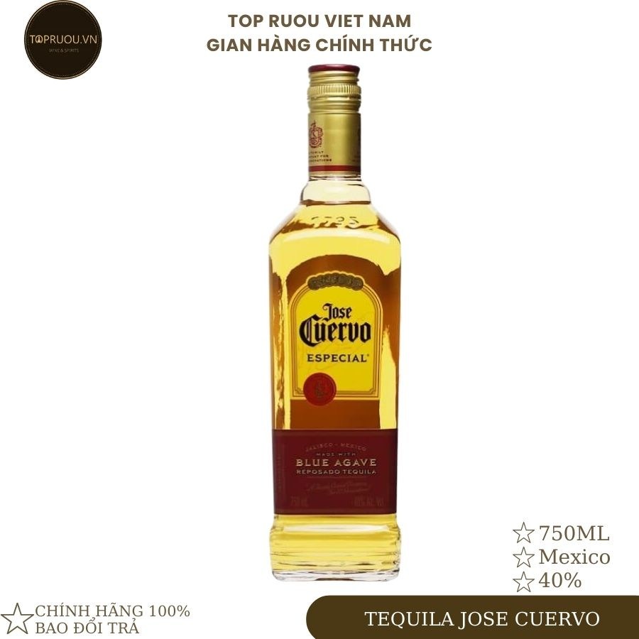 Rượu Tequila TOP RƯỢU - Jose Cuervo 750ml - hàng thật - giao nhanh