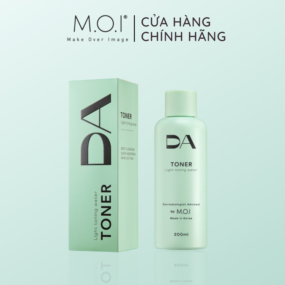 Toner 5 IN 1 DA by M.O.I giúp cân bằng, dưỡng ẩm phù hợp với mọi loại da