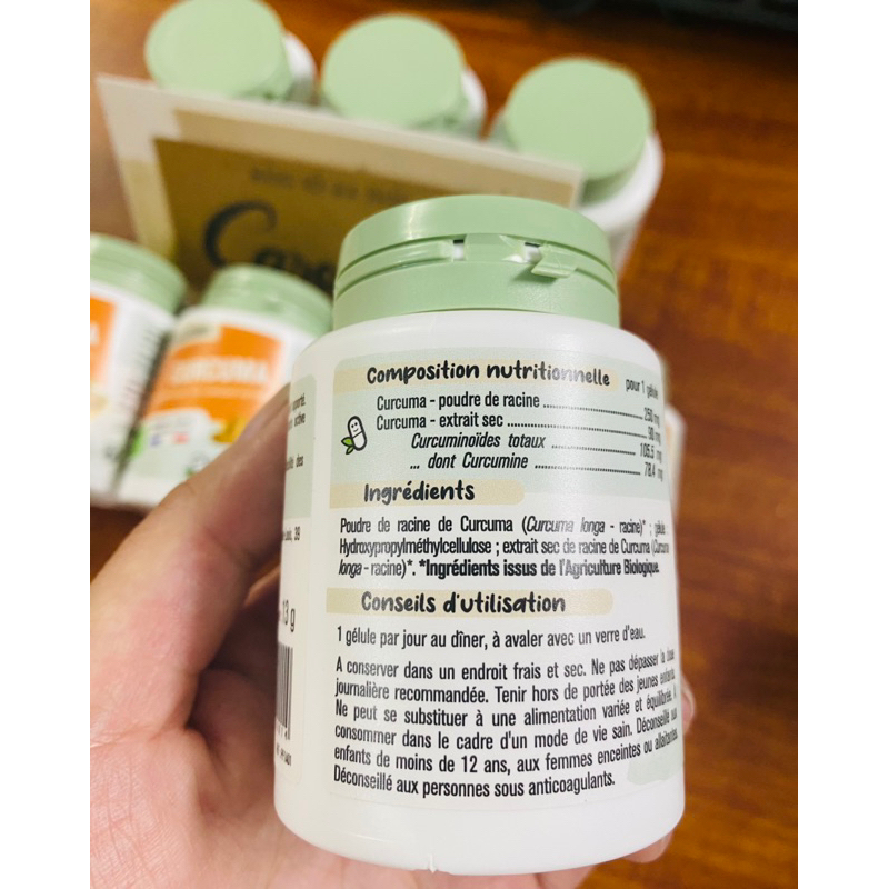 Nghệ Phytoceutic Curcuma 30v Bill Pháp