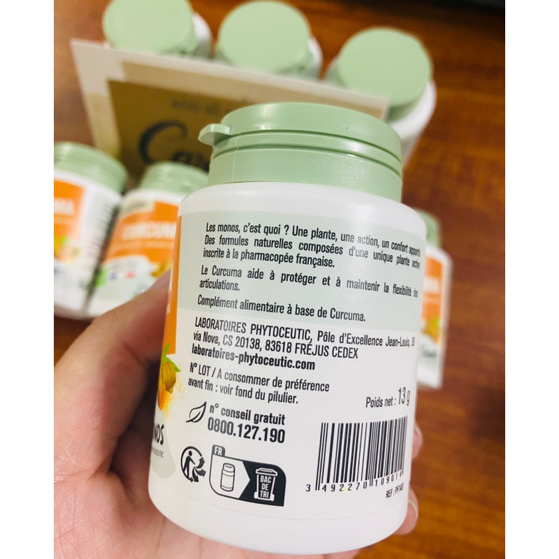 Nghệ Phytoceutic Curcuma 30v Bill Pháp