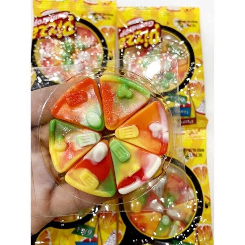 Kẹo dẻo hình chiếc Pizza hương trái cây