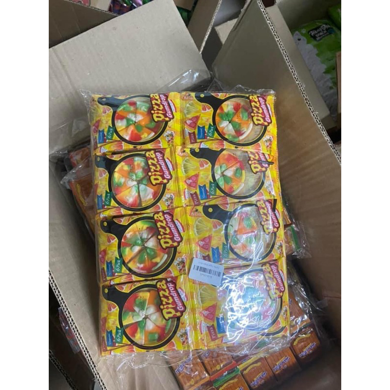 Kẹo dẻo hình chiếc Pizza hương trái cây