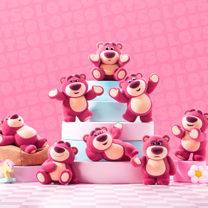 Hộp ngạc nhiên Blindbox mô hình gấu dâu bánh kem lạ mắt dễ thương Hàng sẵn _ Ting Ting