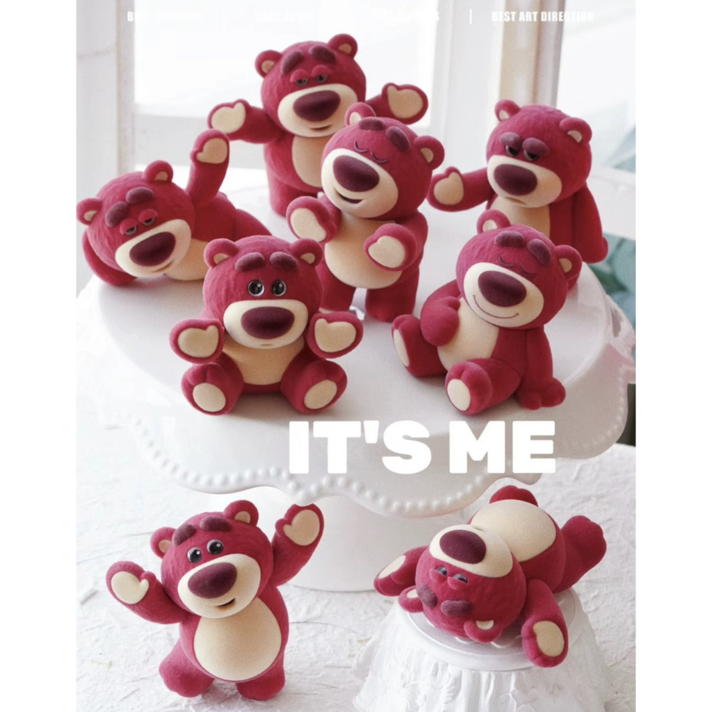 Hộp ngạc nhiên Blindbox mô hình gấu dâu bánh kem lạ mắt dễ thương Hàng sẵn _ Ting Ting