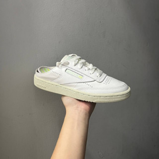 [Chính Hãng] Giày Reebok Club C 85 Mule Đạp Gót Thể Thao Thời Trang Màu Trắng Nam Nữ Có Sẵn GX2500