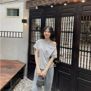 Áo Trễ Vai Chất Cotton Zip - TiTStore Pro