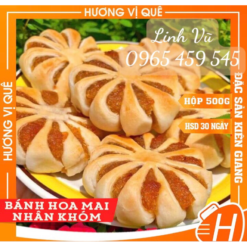 BÁNH HOA MAI NHÂN KHÓM