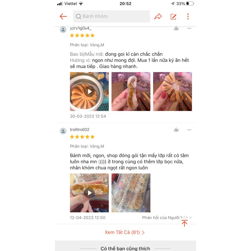 BÁNH HOA MAI NHÂN KHÓM