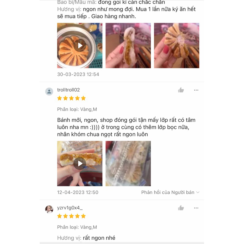 BÁNH HOA MAI NHÂN KHÓM