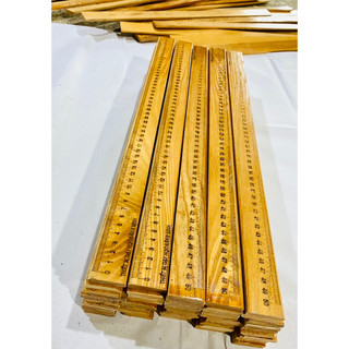 Thước kẻ gỗ sồi 50cm (có video thật), thước gỗ giáo viên