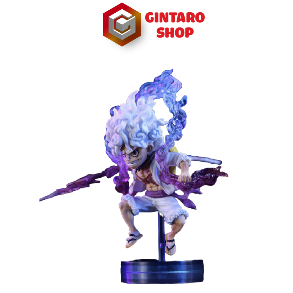 Mô hình One Piece Luffy Gear 5 chibi cực chiến và ngầu, Mô hình Luffy Gear 5 chibi GINTARO SHOP