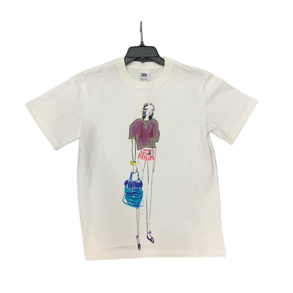 ÁO THUN ZARA IN HÌNH