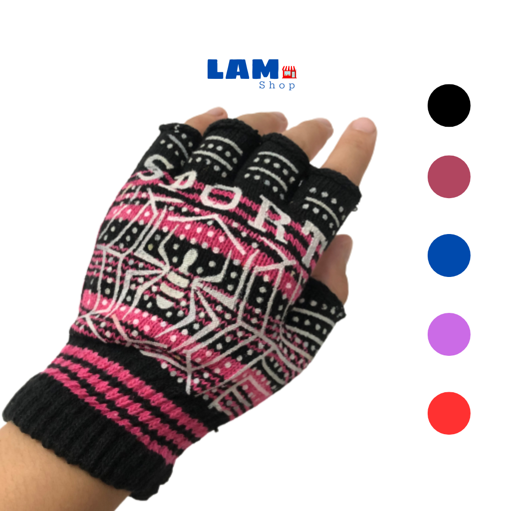 Bao tay cắt ngón len tiện lợi, co giãn tốt, bền - LAM SHOP VN