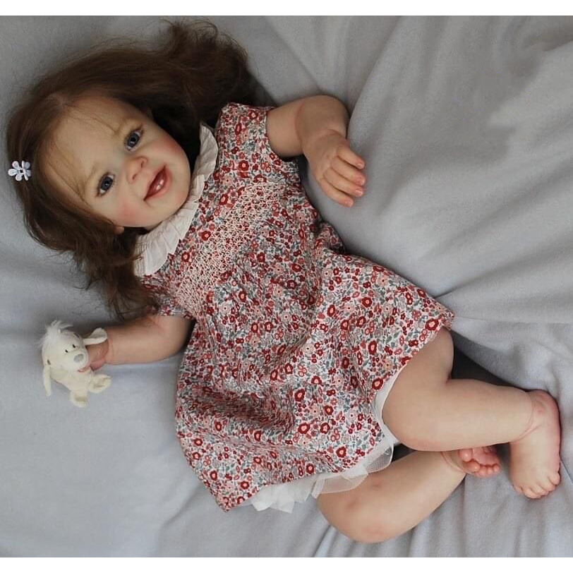 Búp Bê Tái Sinh Thân Gòn Có Răng KEIUMI, NPK 60CM - Silicon Reborn Vinyl Doll 24 inch
