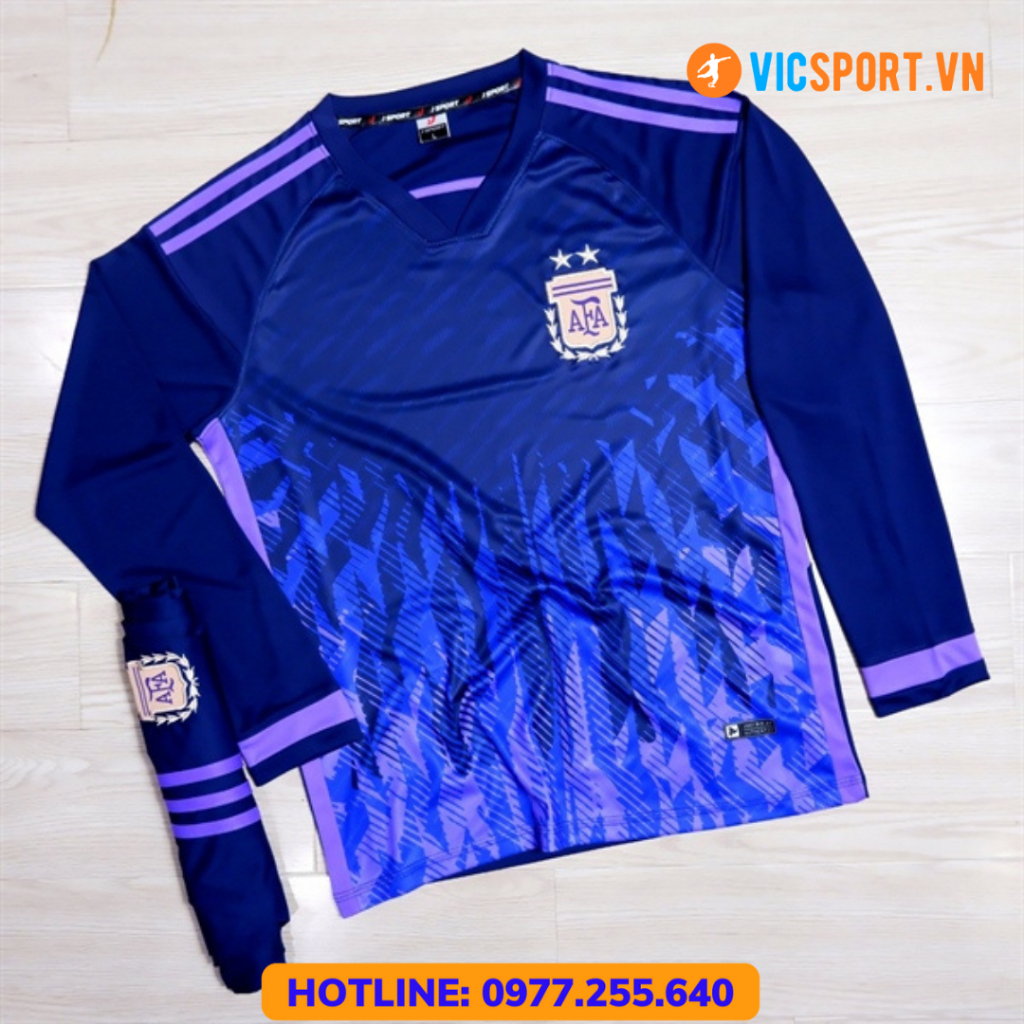 Áo Bóng Đá Tay Dài Đội Tuyển Quốc Gia, Quần Áo Đá Banh Thủ Môn Thun Lạnh Thoáng Mát -  Vicsport