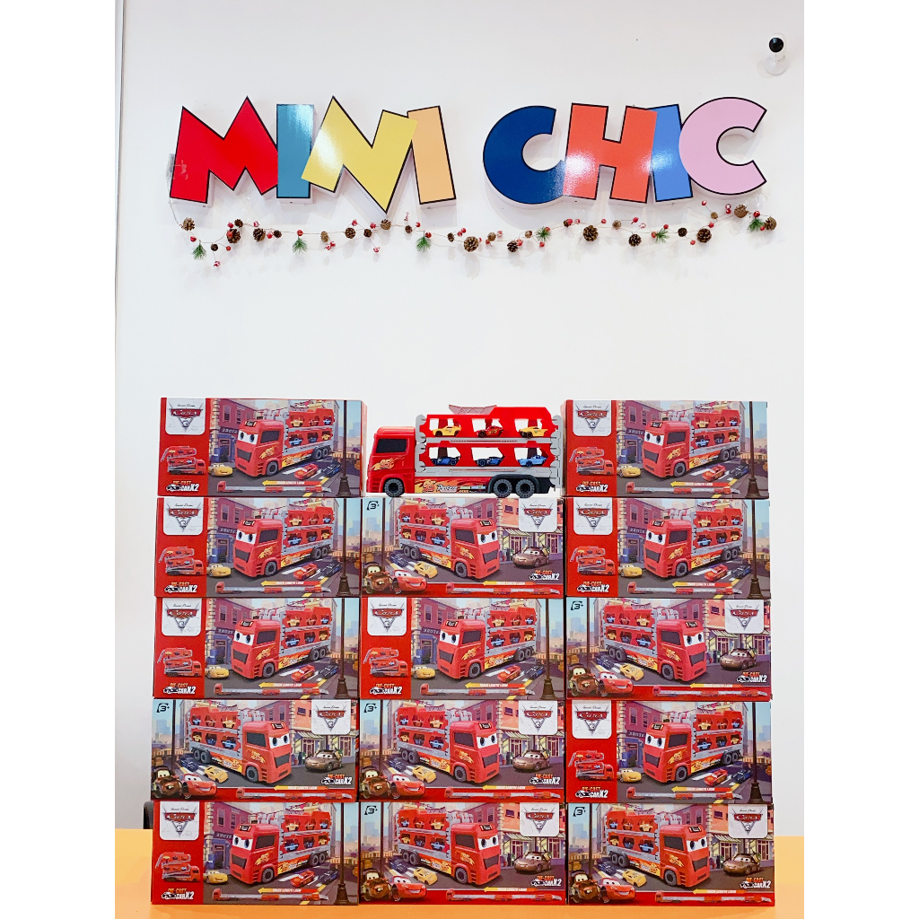 Xe tải biến hình đường đua Lightning Mcqueen