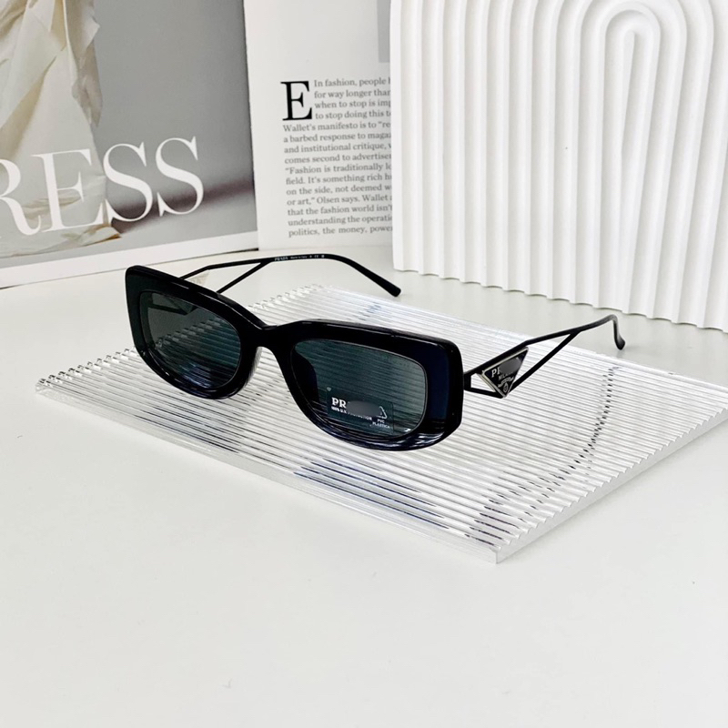 Kính mắt thời trang logo tam giác pra* cao cấp fullbox