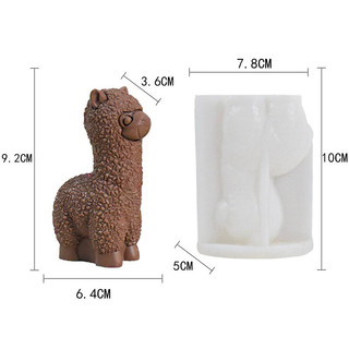 Khuôn silicone lạc đà Alpaca